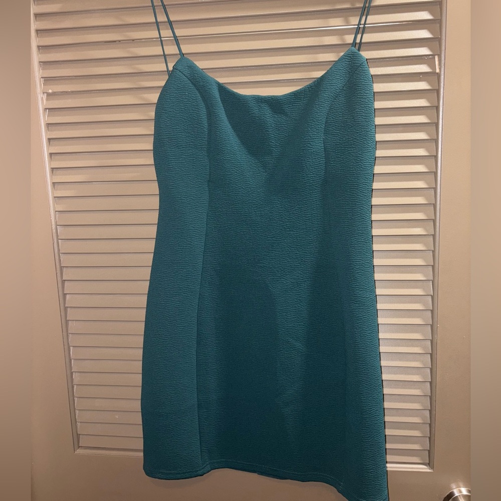 Lulu's Deep Teal Dress